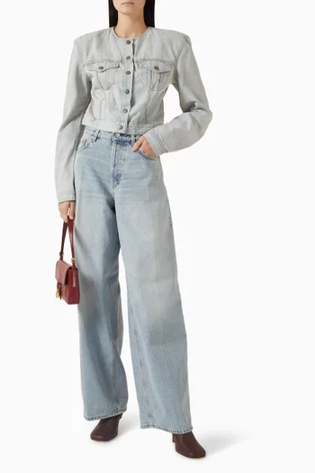 جاكيت شيرلي قصير دينم