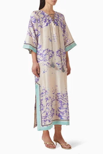 فستان بنقشة زهور