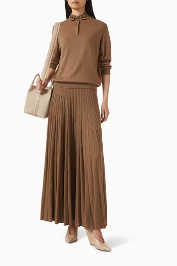 Luciole Polo Shirt in Cashmere Blend