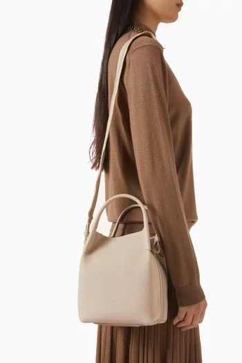 حقيبة باكيت بال صغيرة جلد