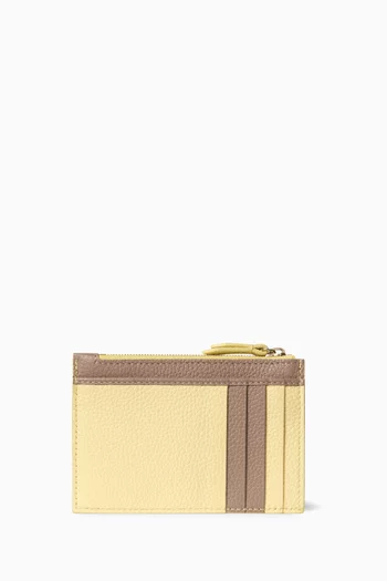 GG Marmont Zip Key Pouch in Leather