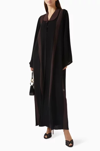 Thread Embroidered Abaya