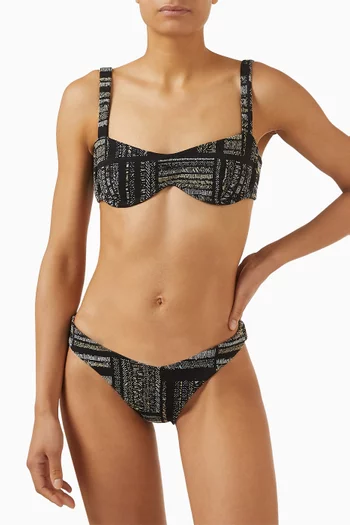 قطعة بيكيني سفلية آيريس بقصة على شكل حرف V‏