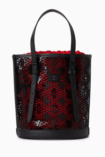 Monogram Lace Bucket PM Bag