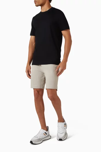 شورت برقعة بشعار الماركة قطن تيري