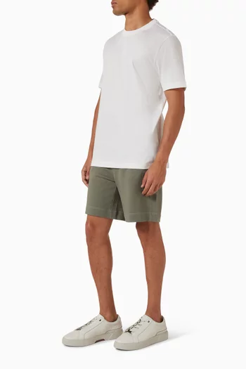 شورت برقعة بشعار الماركة قطن تيري