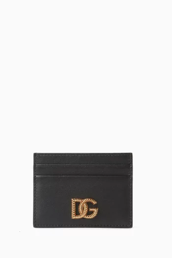 DG Card Holder in Smooth Leather