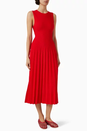 فستان إليس بطيّات مزيج فيسكوز