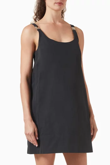 فستان جليد قصير قطن ونايلون