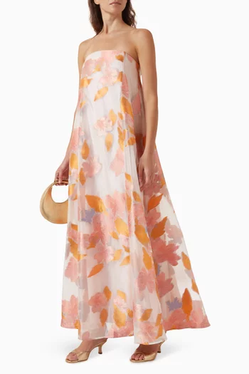 فستان أليسون بتصميم بدون حمالات