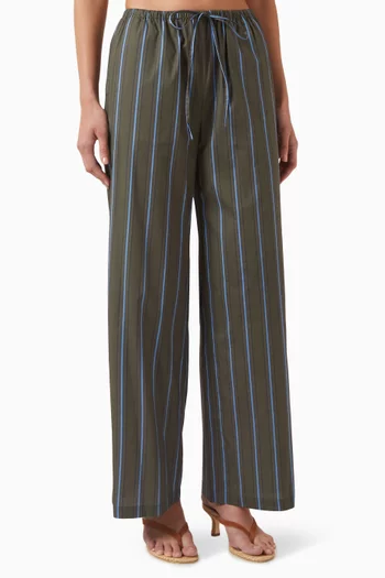 بنطال ماتيو بنقشة مخططة