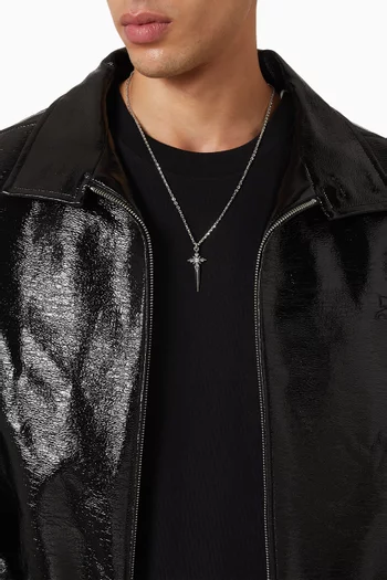 Stella Ventis Dagger Necklace in Sterling Silver