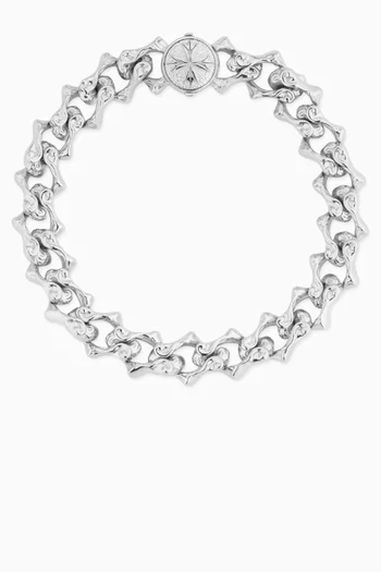 Sharp Chain Bracelet in Sterling Silver