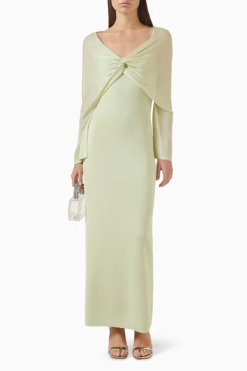 Selene Knot Maxi Dress
