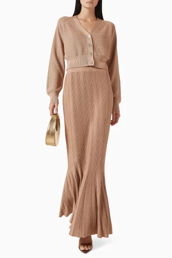Alessia Cardigan & Skirt Set