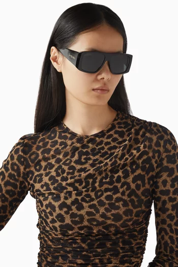 SL 832-001 Square Sunglasses in Recycled Acetate