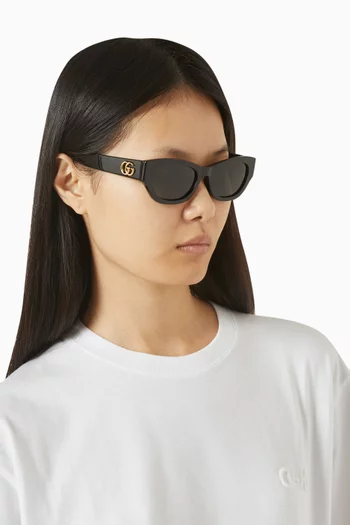 Oval Sunglasses in Acetate