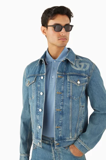 Oval Sunglasses in Acetate