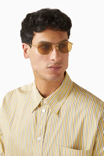 Square Sunglasses in Metal