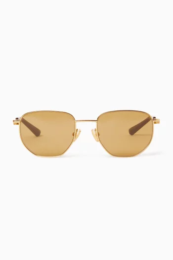 Square Sunglasses in Metal