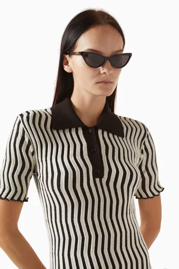 Classic Cat-eye Sunglasses in Acetate