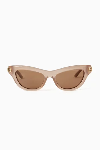 Rectangular Sunglasses in Acetate