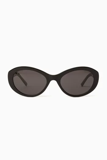 Oval Sunglasses in Acetate