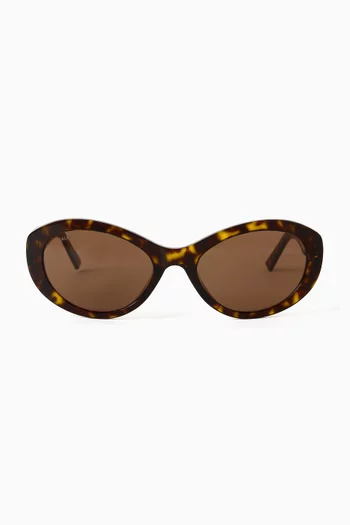 Oval Sunglasses in Acetate