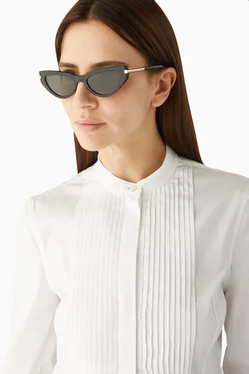 Cat-eye Sunglasses in Acetate