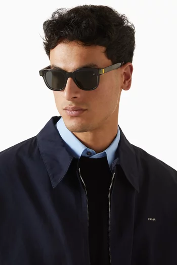 Square Sunglasses in Acetate