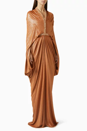 فستان مون طويل