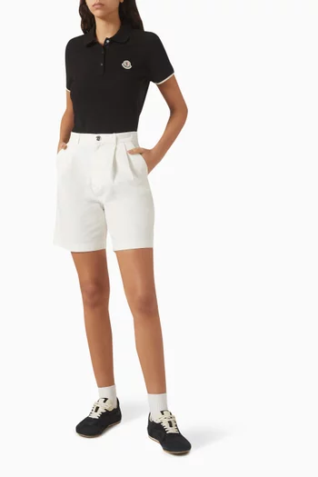 تي شيرت بولو بشعار الماركة قطن بيكيه