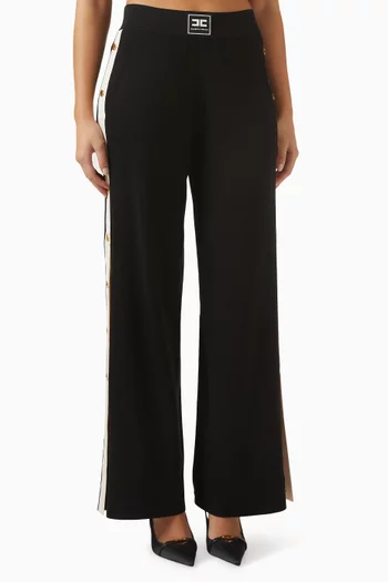 بنطال منسوج من مزيج فيسكوز