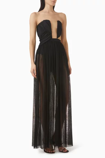 Corset Drape Gown