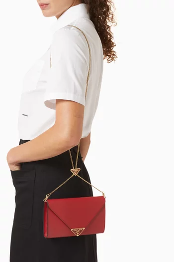 Mini Saffiano leather bag