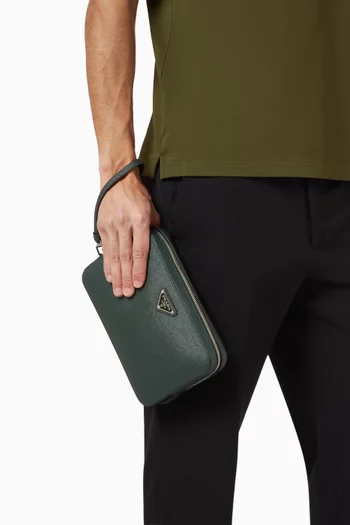 حقيبة كلاتش جلد سافيانو