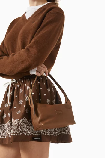 حقيبة كتف جلد نابا