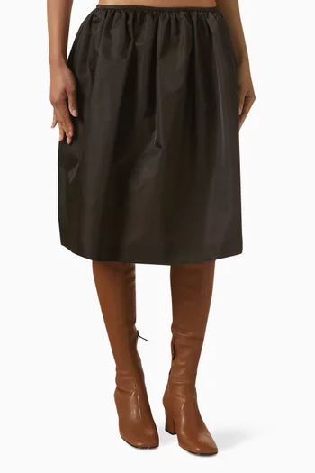 تنورة قصيرة قماش غازار معالج