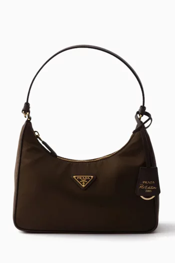 Mini Re-Edition Hobo Bag in Re-Nylon