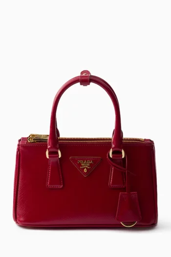 حقيبة يد غاليريا ميني جلد سافيانو لامع