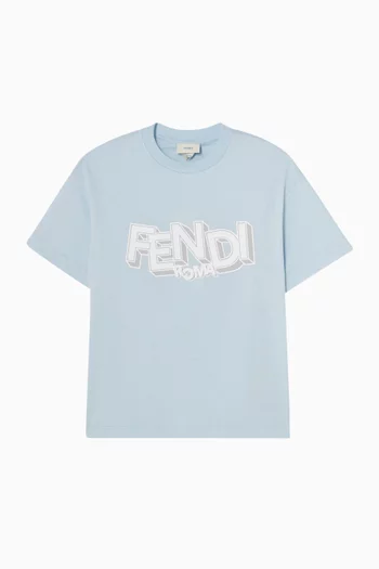 Logo-print T-shirt in Cotton