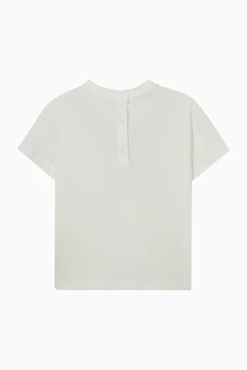 Bow-print T-shirt in Jersey