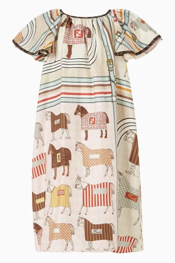 Horse Print Dress