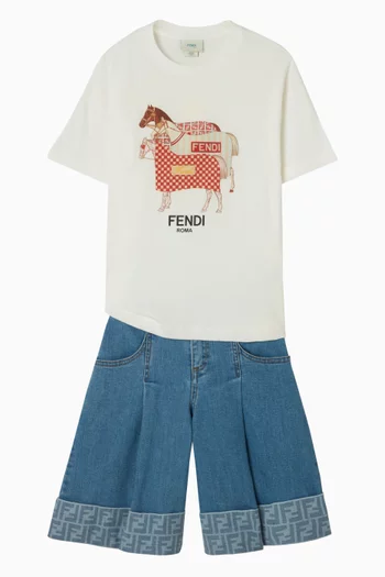 شورت دينم بشعار FF 