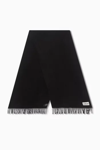 Fringed Scarf in Wool