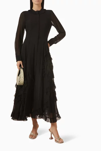 Rhea Shirtdress in Silk Chiffon