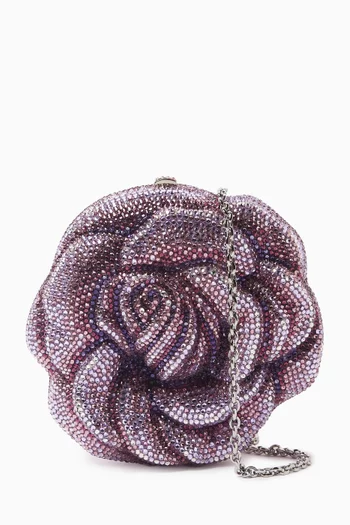 كلاتش روز ميلودي مرصع بالكريستال