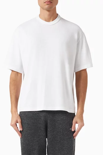 تي شيرت بارز الملمس قطن 220 غرام لكل متر مربع