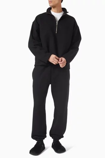 800 GSM Superweight Quarter Zip Sweatshirt in Cotton