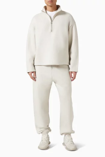 800 GSM Superweight Quarter Zip Sweatshirt in Cotton